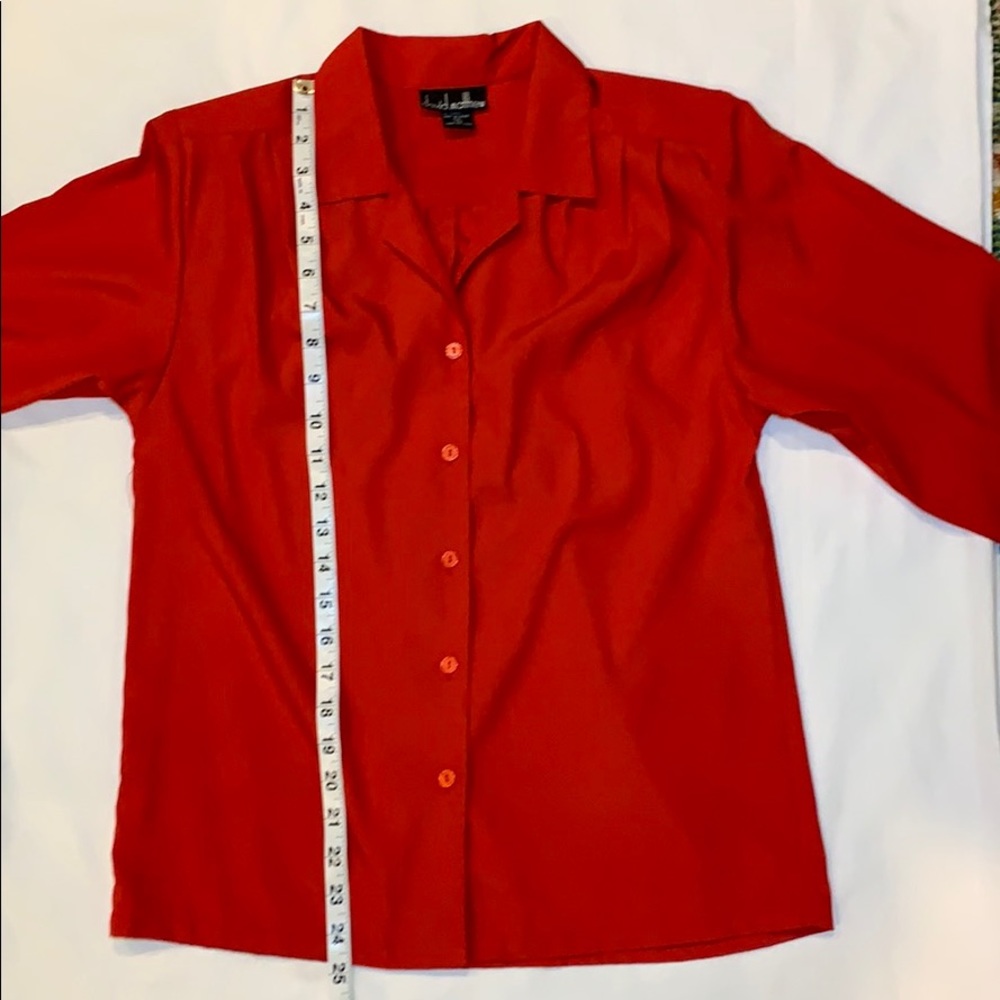 80’s Vintage David Mathews Polyester Blouse - Picture 5 of 5